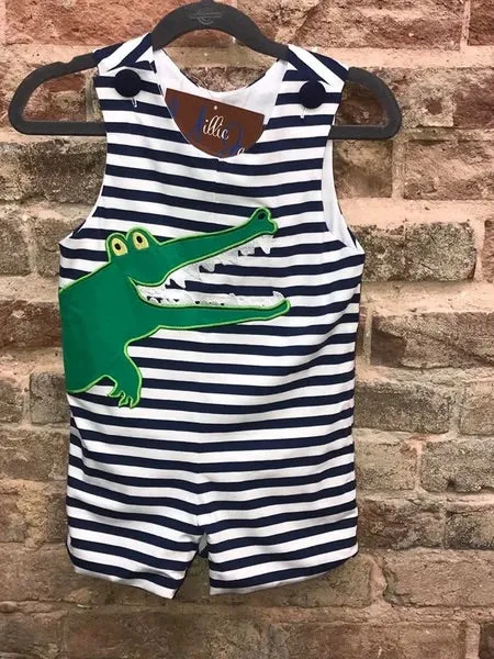 Gator Sunsuit Shortall | Millie Jay