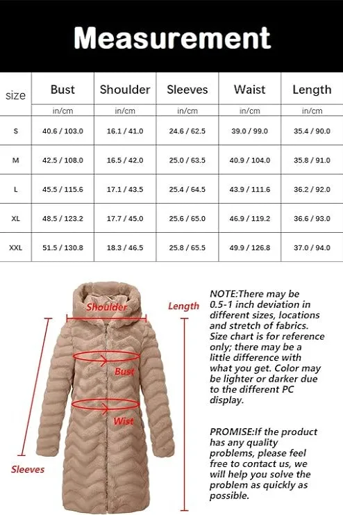 Giolshon Women Faux Fur Coat Long Sleeve Fuzzy  Jacket with Big Hand Pockets