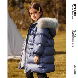 Girl's down Coat Winter Clothes for Children Winter Thick Coat Children GIRL'S down Coat