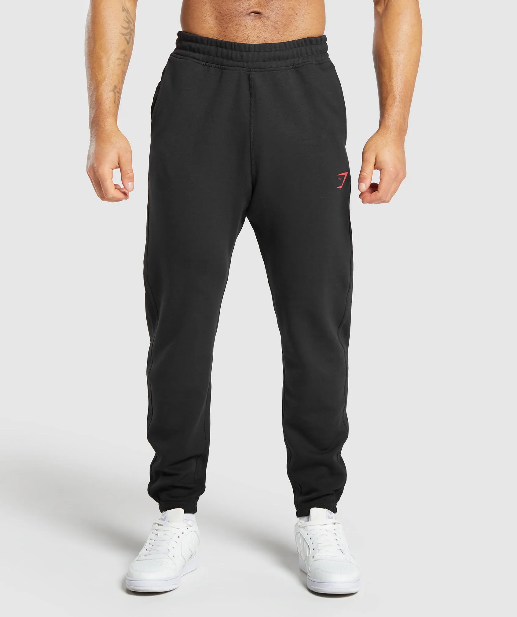 Gymshark Impact Joggers - Black/Vivid Red