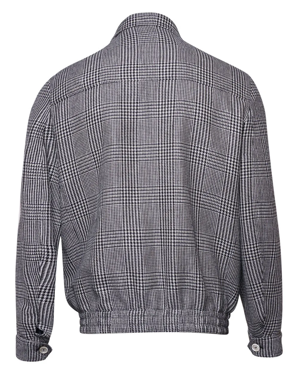 Houndstooth Bomber Jacket