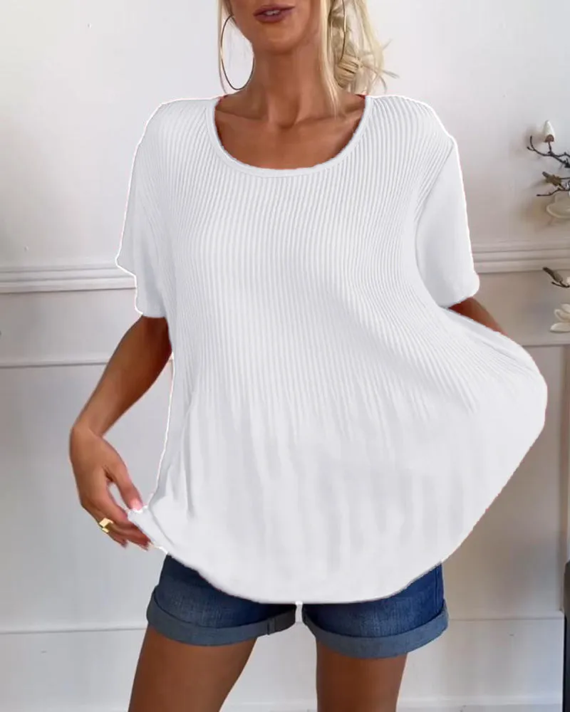 Ivyshape | Comfortable Pleated Top