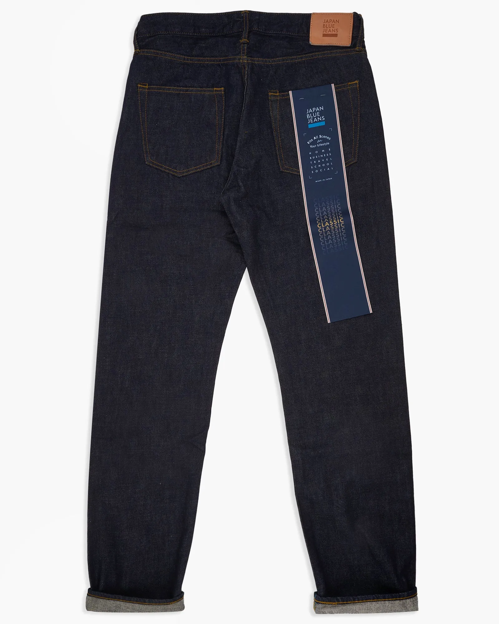 Japan Blue J404 Classic Straight 12.5oz African Cotton Selvedge Mens Jeans - Indigo