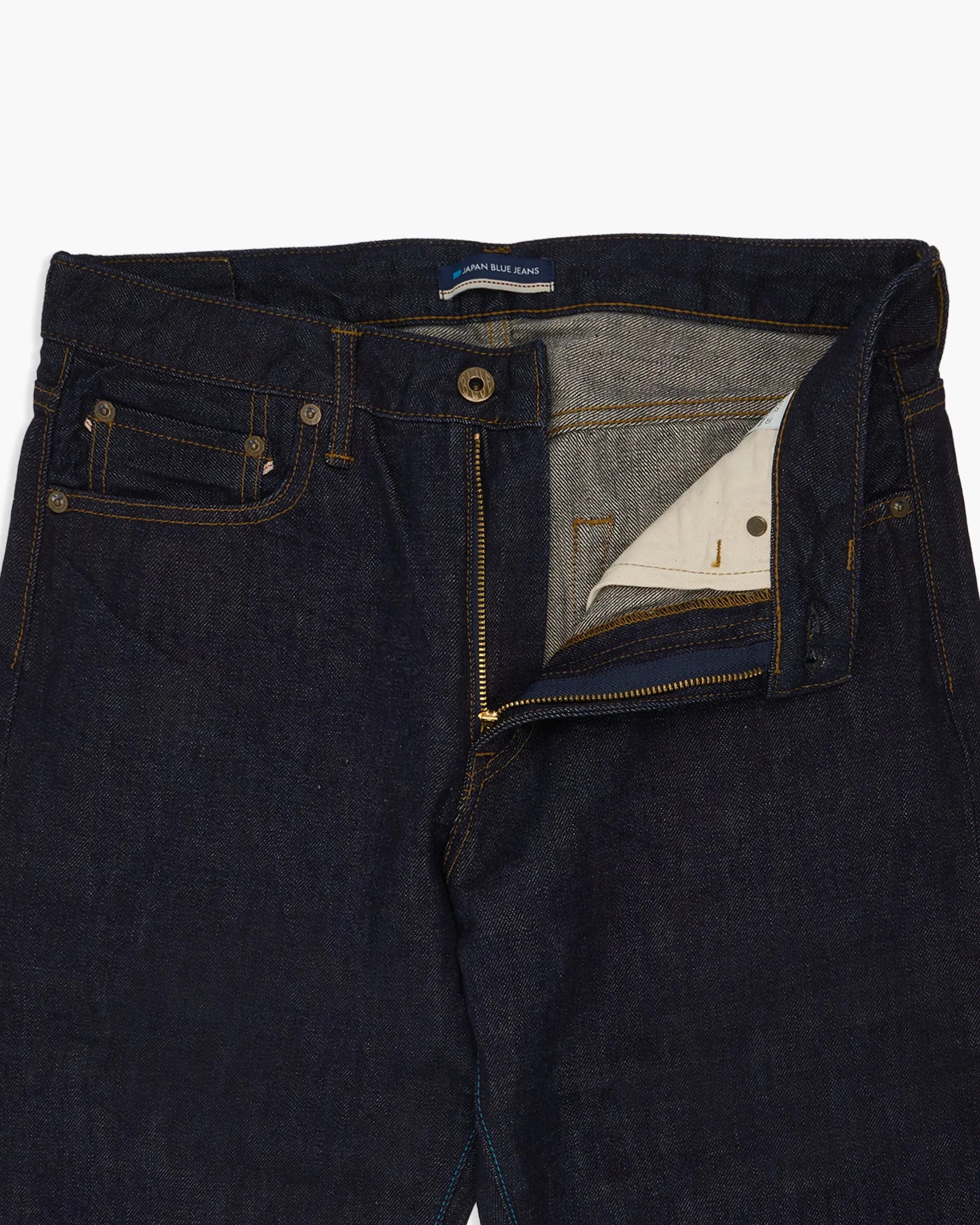 Japan Blue J404 Classic Straight 12.5oz African Cotton Selvedge Mens Jeans - Indigo