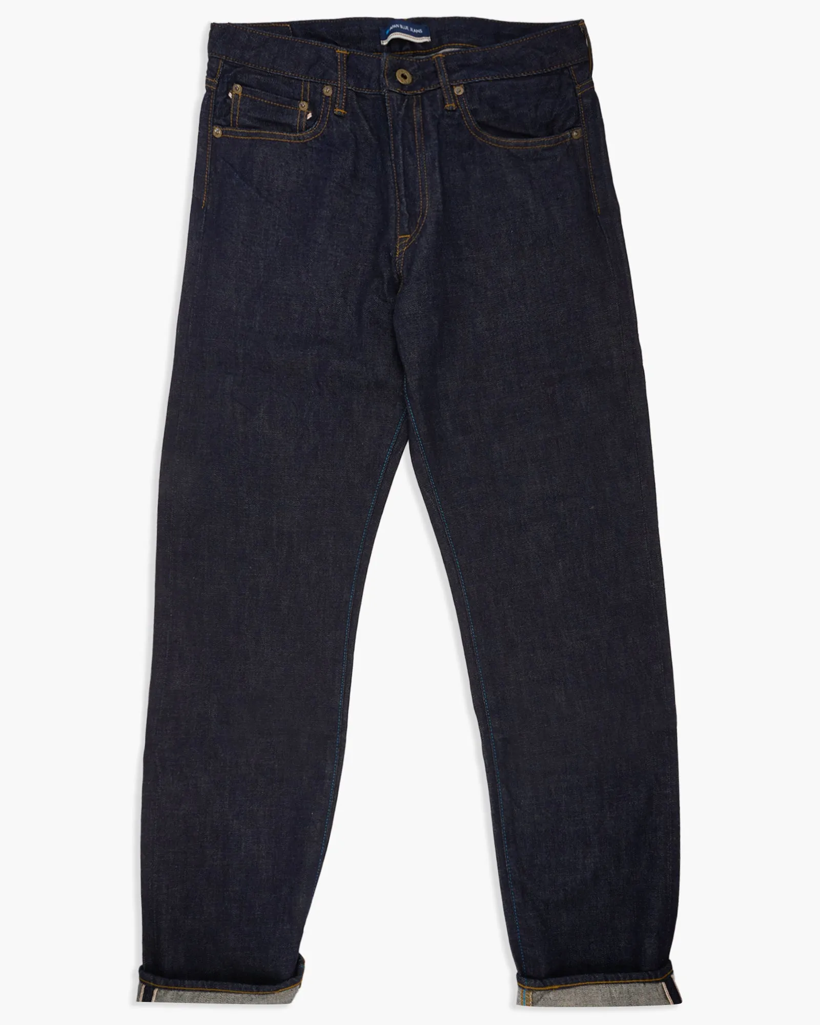 Japan Blue J404 Classic Straight 12.5oz African Cotton Selvedge Mens Jeans - Indigo