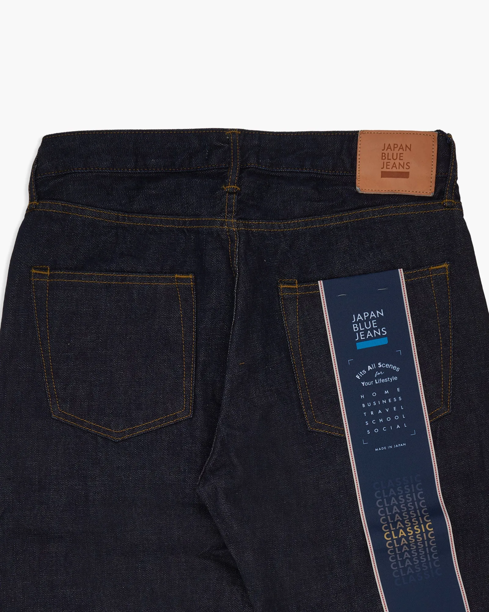 Japan Blue J404 Classic Straight 12.5oz African Cotton Selvedge Mens Jeans - Indigo