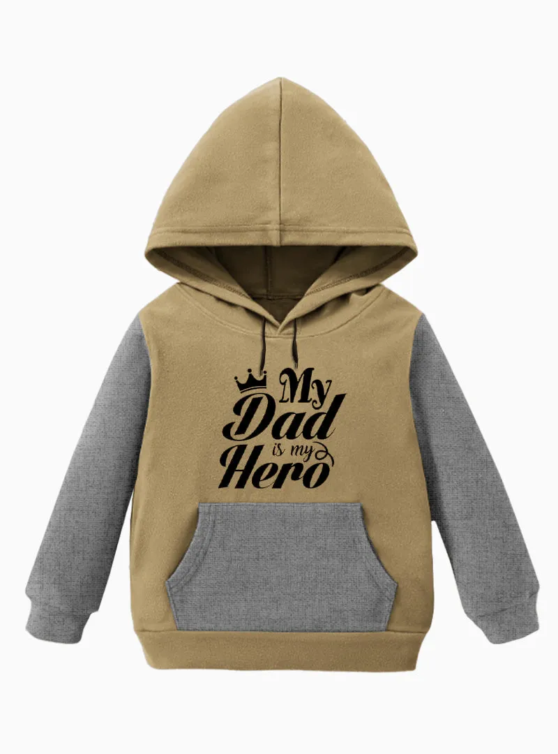 Kids Fleece Jacket - My Dad Is My Hero