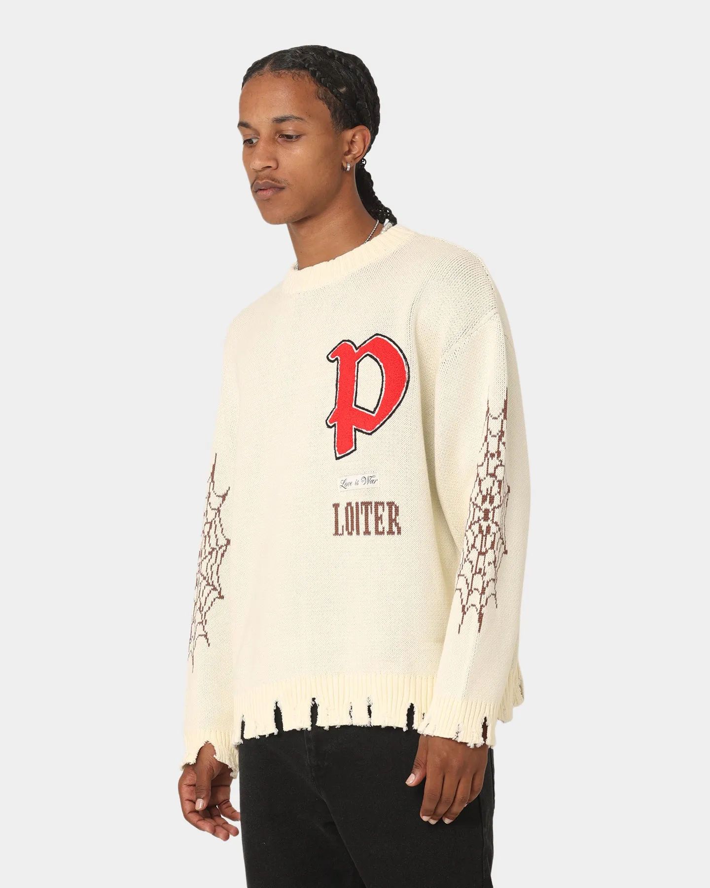 Loiter Paradise Knit Sweater Stone