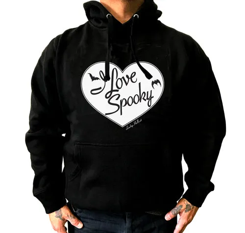 Lucky Hellcat I Love Spooky Pull Over Unisex Hoodie