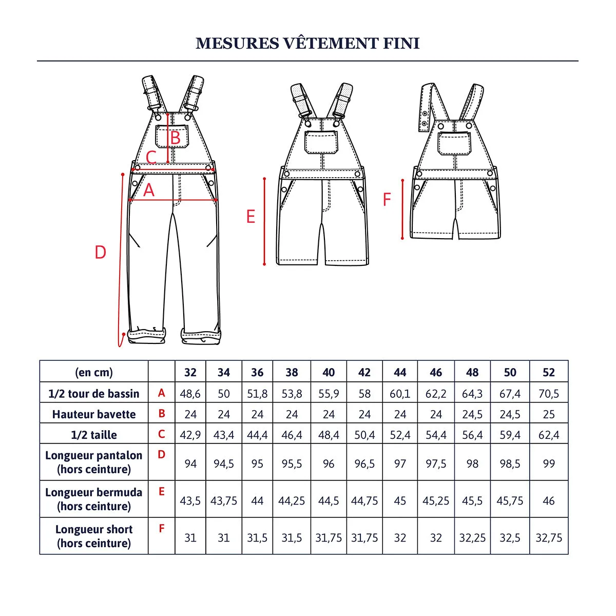 LYON - Overalls - Women 32-52 - Paper Sewing Pattern