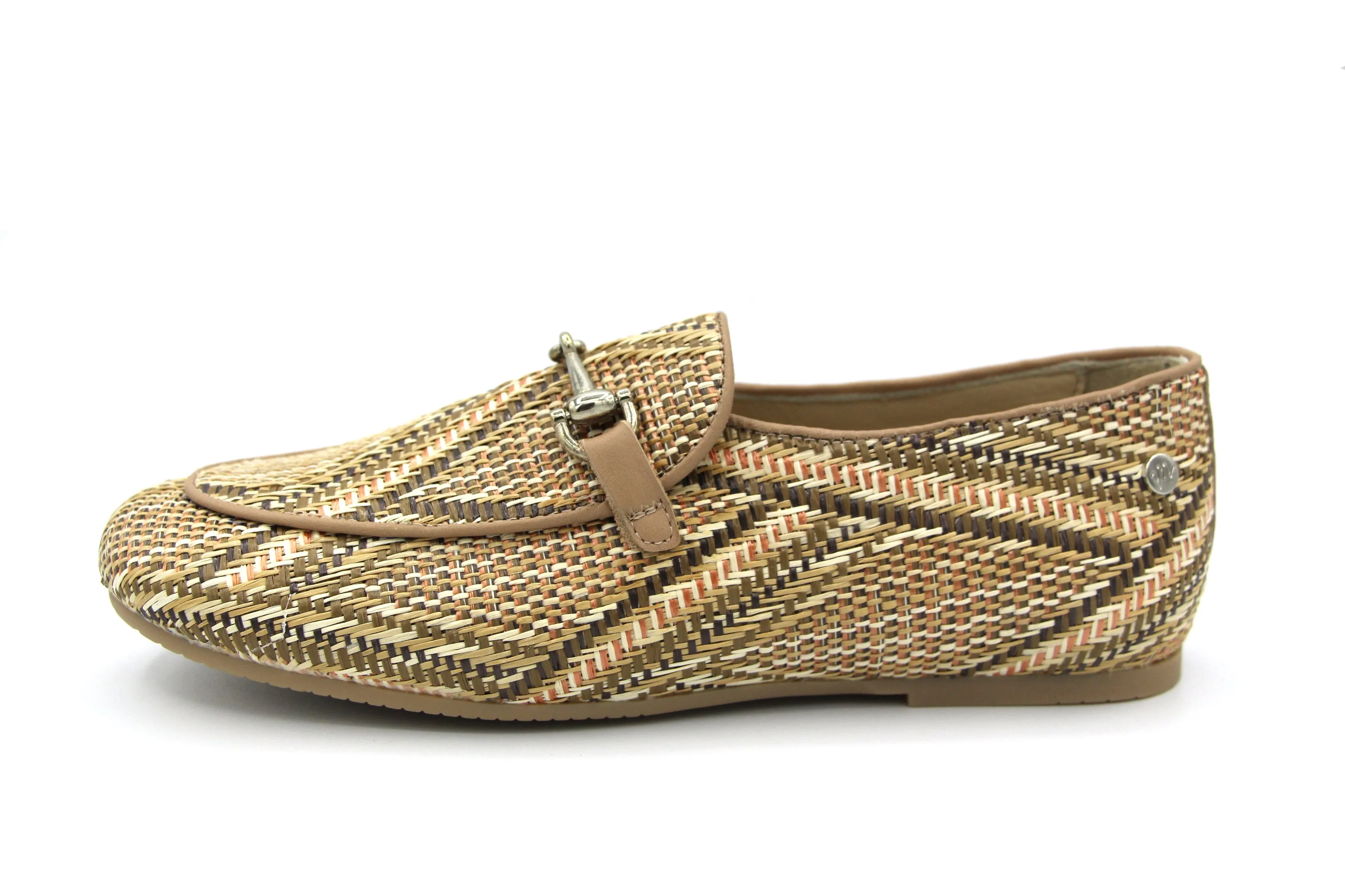 Manuela De Juan  Multi Color Woven Chain Slip On James