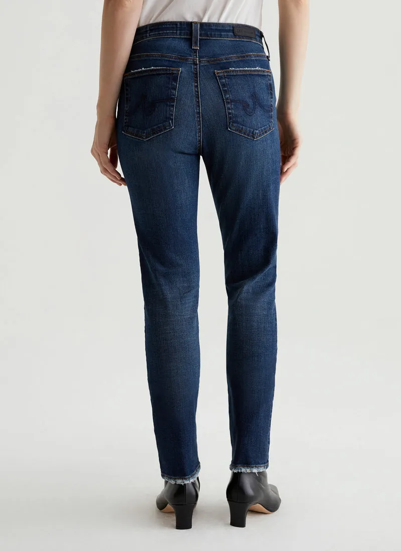 Mari Mid-Rise Slim-Straight Jeans