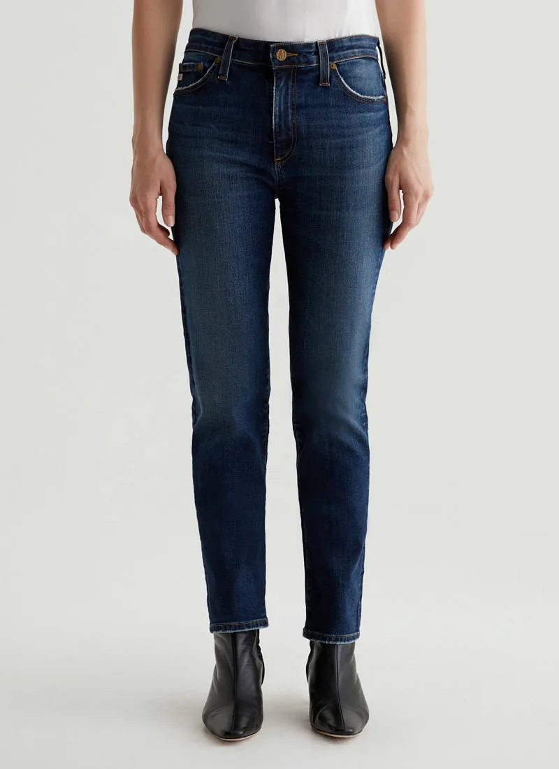 Mari Mid-Rise Slim-Straight Jeans