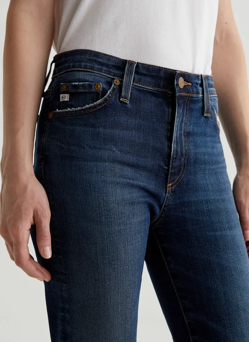 Mari Mid-Rise Slim-Straight Jeans