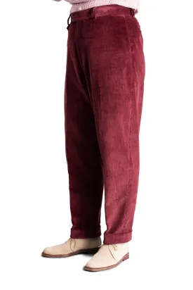 Maroon Stancliffe Corduroy Trousers