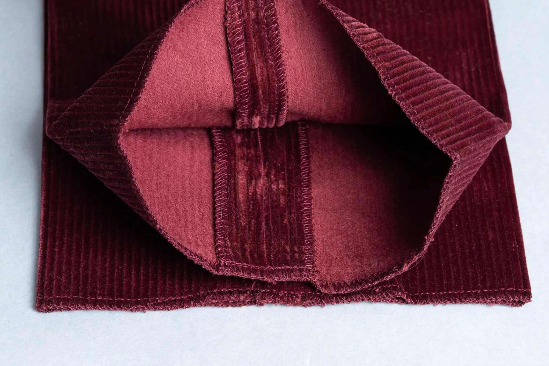 Maroon Stancliffe Corduroy Trousers