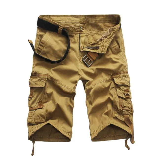 Men's Cargo Shorts, Camouflage Cotton, Comfortable