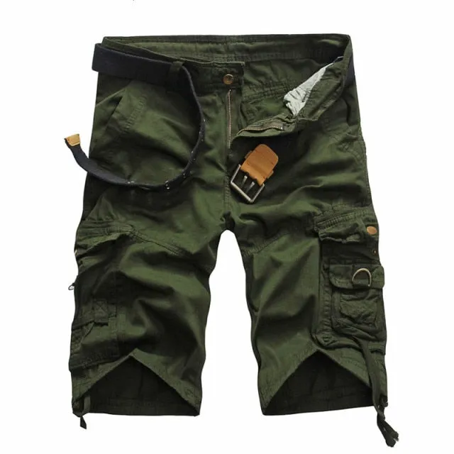 Men's Cargo Shorts, Camouflage Cotton, Comfortable