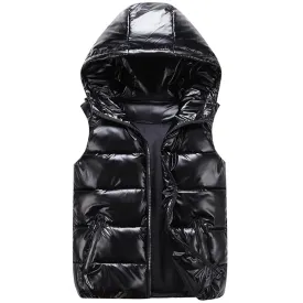 Men‘s Jackets Winter Warm Thicken Windproof Coat Fashion Hoodie Parkas Sleeveless Spring Cotton Padded Jackets Oversized