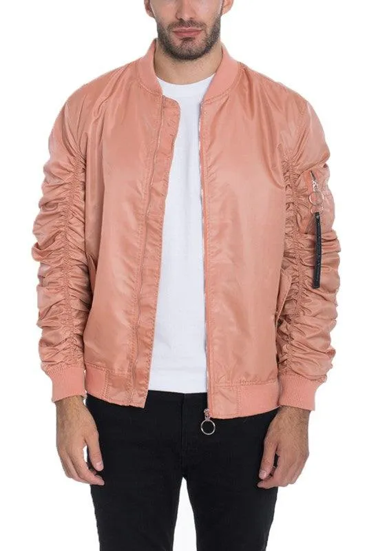 Mens Lined Bomber Jackets