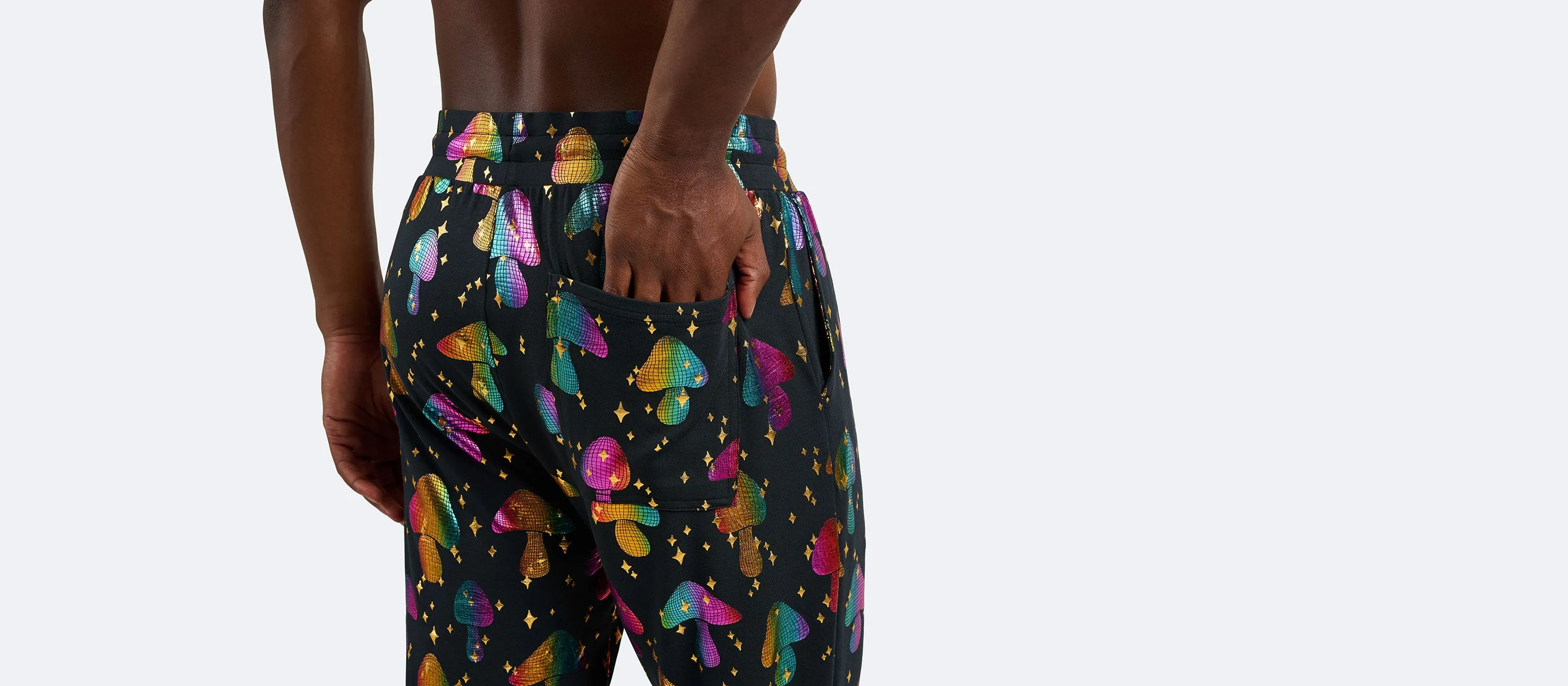 Men's Modal Jogger | Disco Shrooms