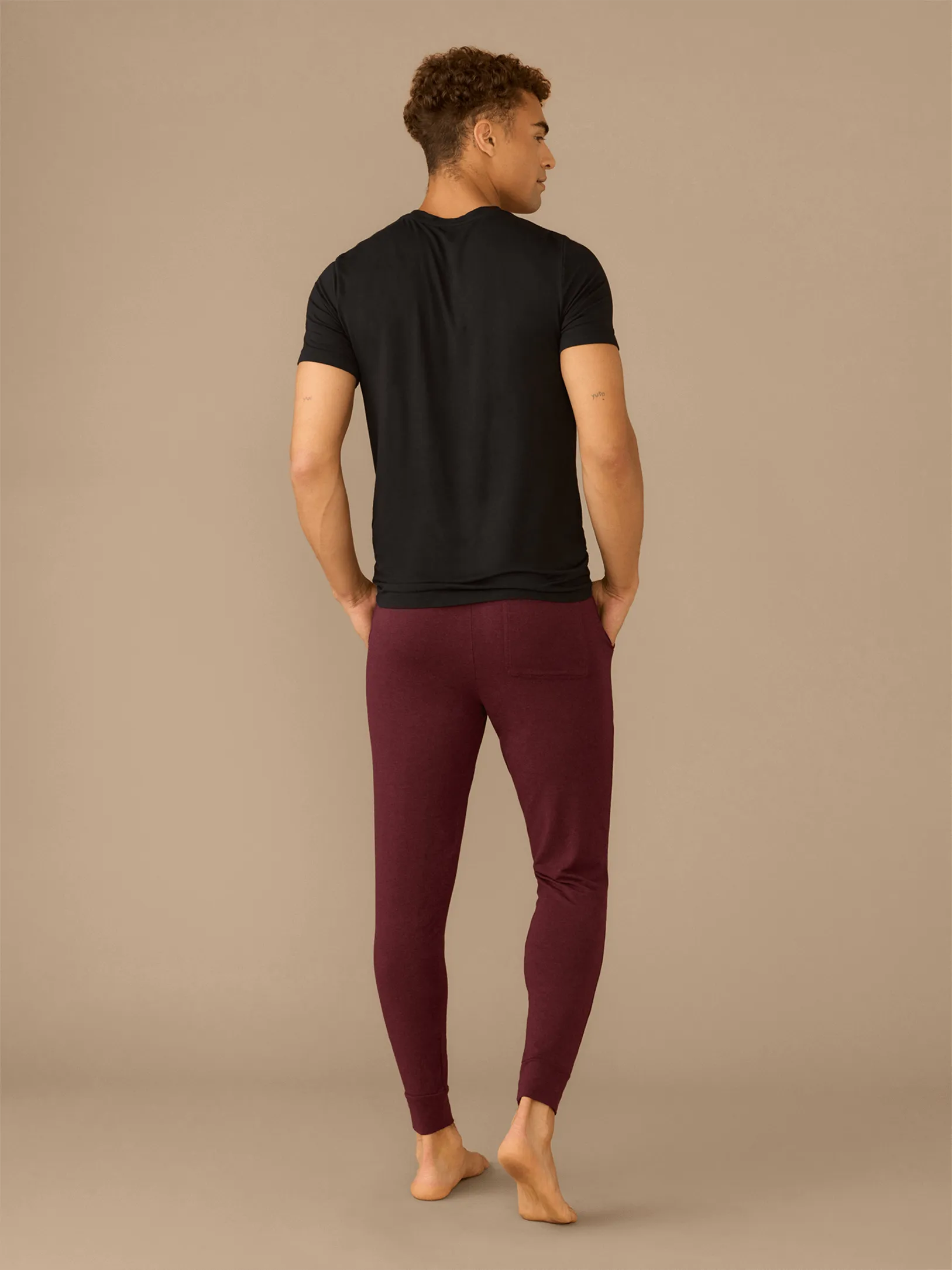 Men's Modal Jogger | Heather Wine