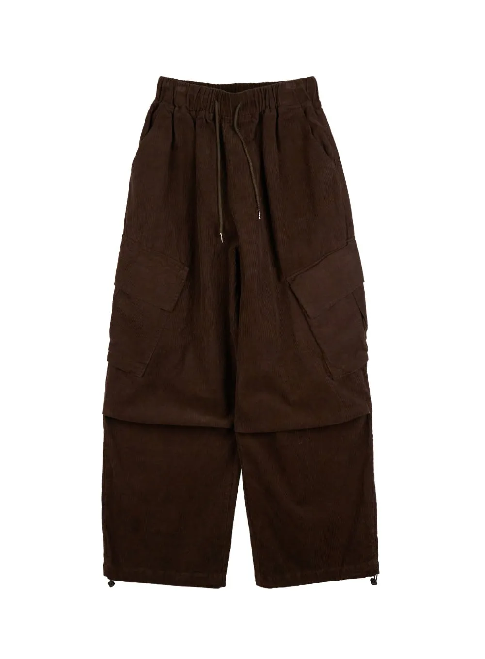 Men's Refined Wide-Leg Cargo Pants IN401