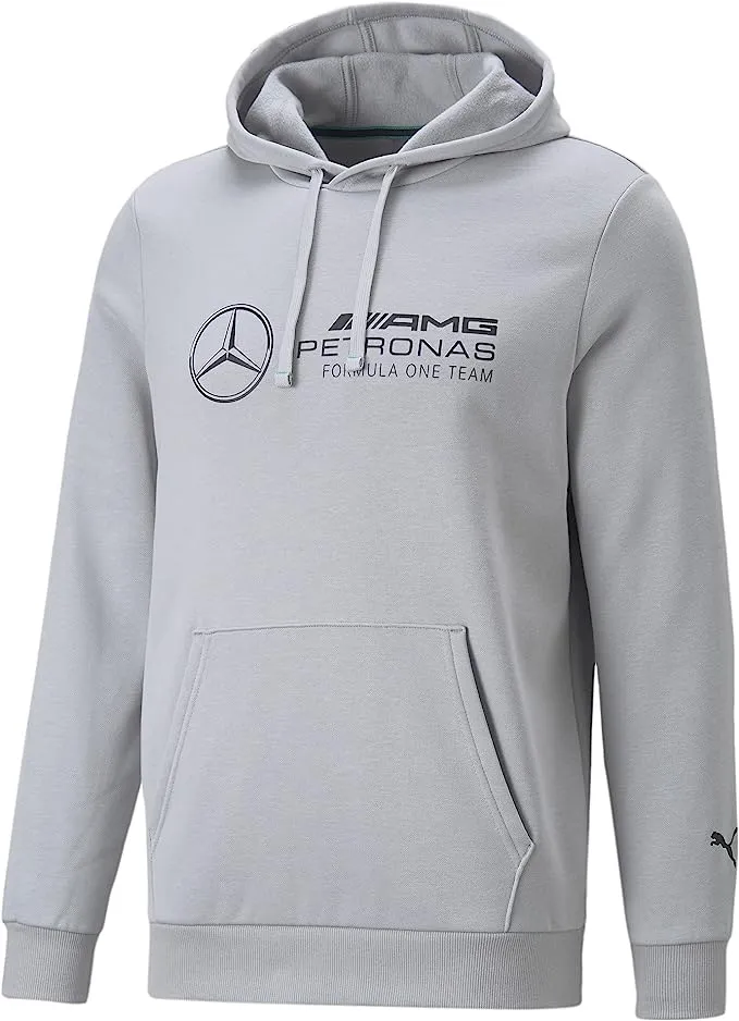 Mercedes AMG F1™ Team ESS Hooded Sweatshirt - Men - Silver Grey