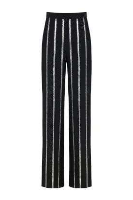 Metallic Striped Pants (Final Sale)