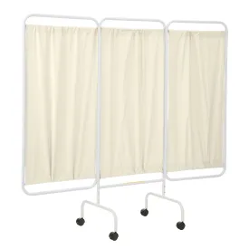 Mobile Antimicrobial Three Panel Privacy Screen