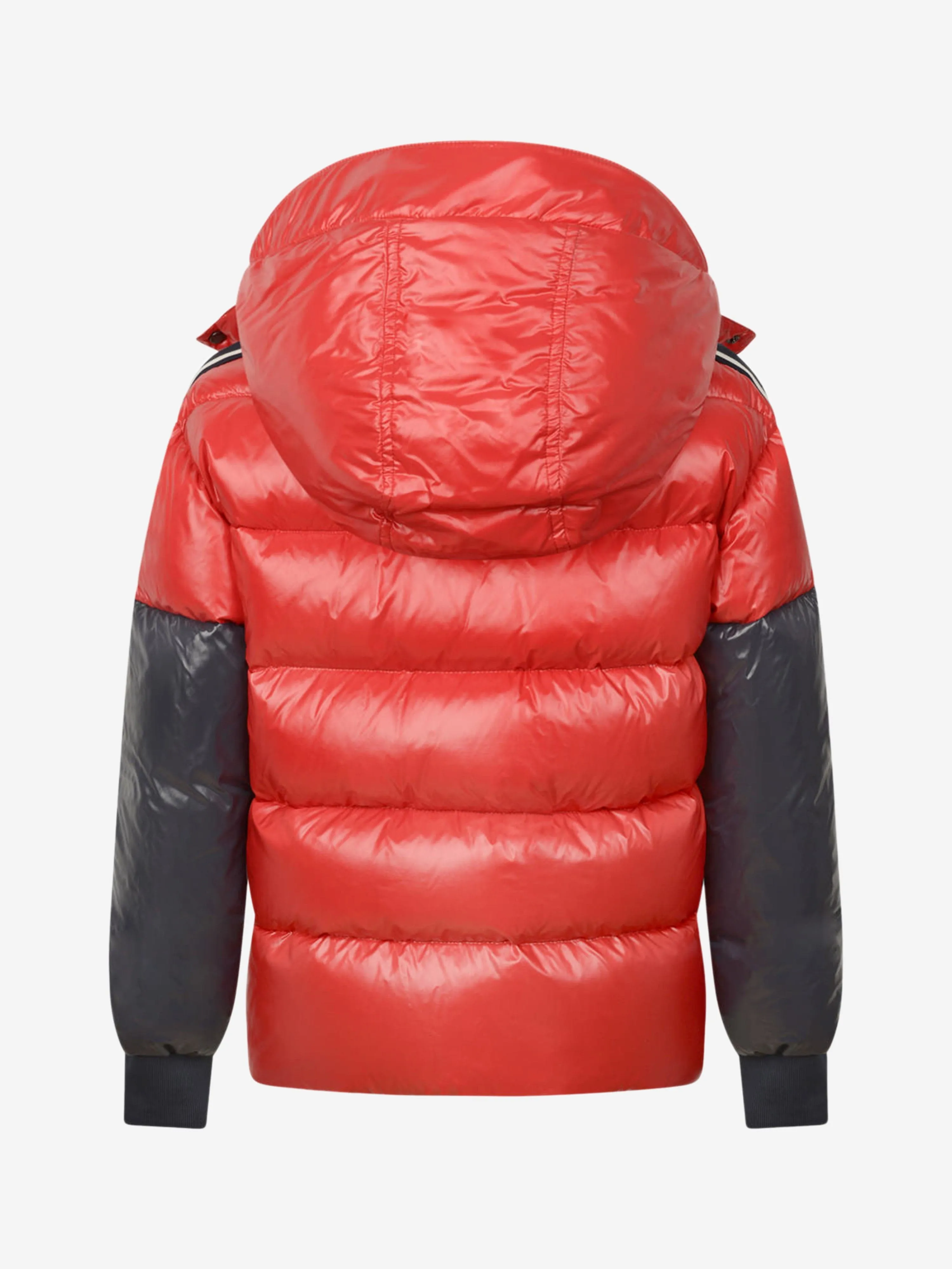 Moncler Enfant Boys & Navy Down Febrege Coat