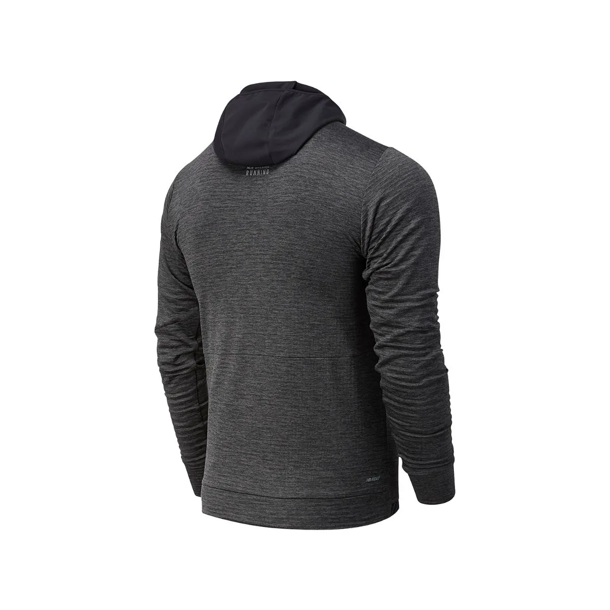 New Balance | Impact Run Heat Grid Hoodie | Men's | Heather Charcoal