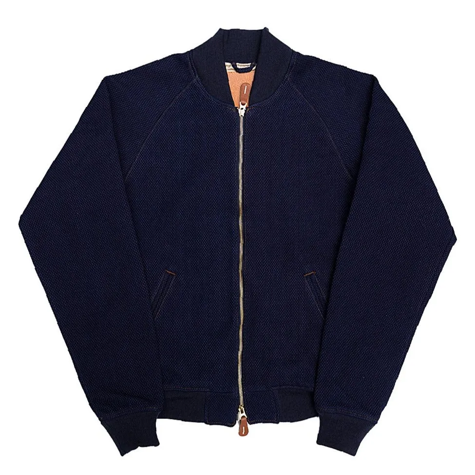 OD SDA "Kasezome" Indigo Sashiko Selvedge Bomber Jacket