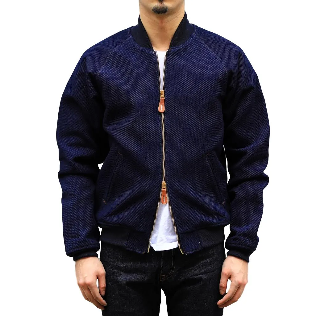 OD SDA "Kasezome" Indigo Sashiko Selvedge Bomber Jacket