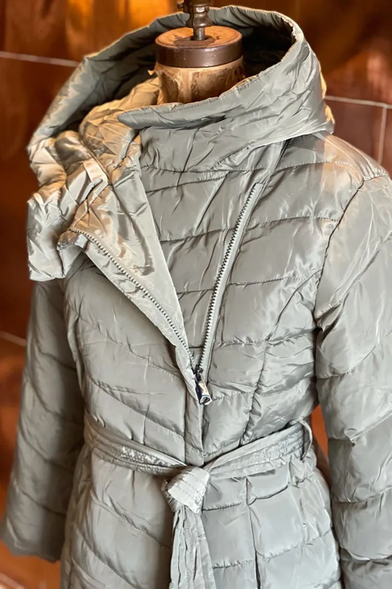 Olives and Papaya Parker Puffer Jacket