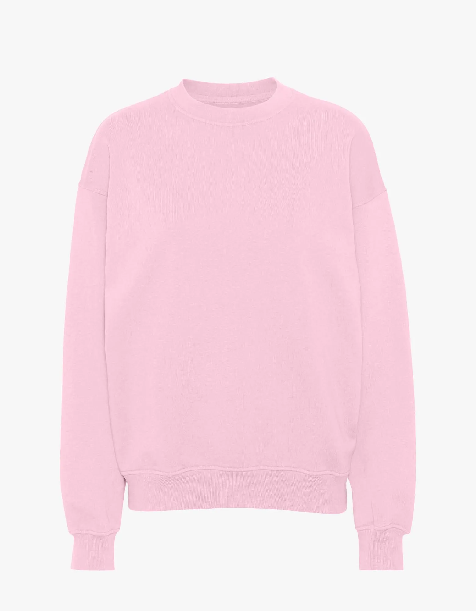 Organic Oversized Crew - Flamingo Pink