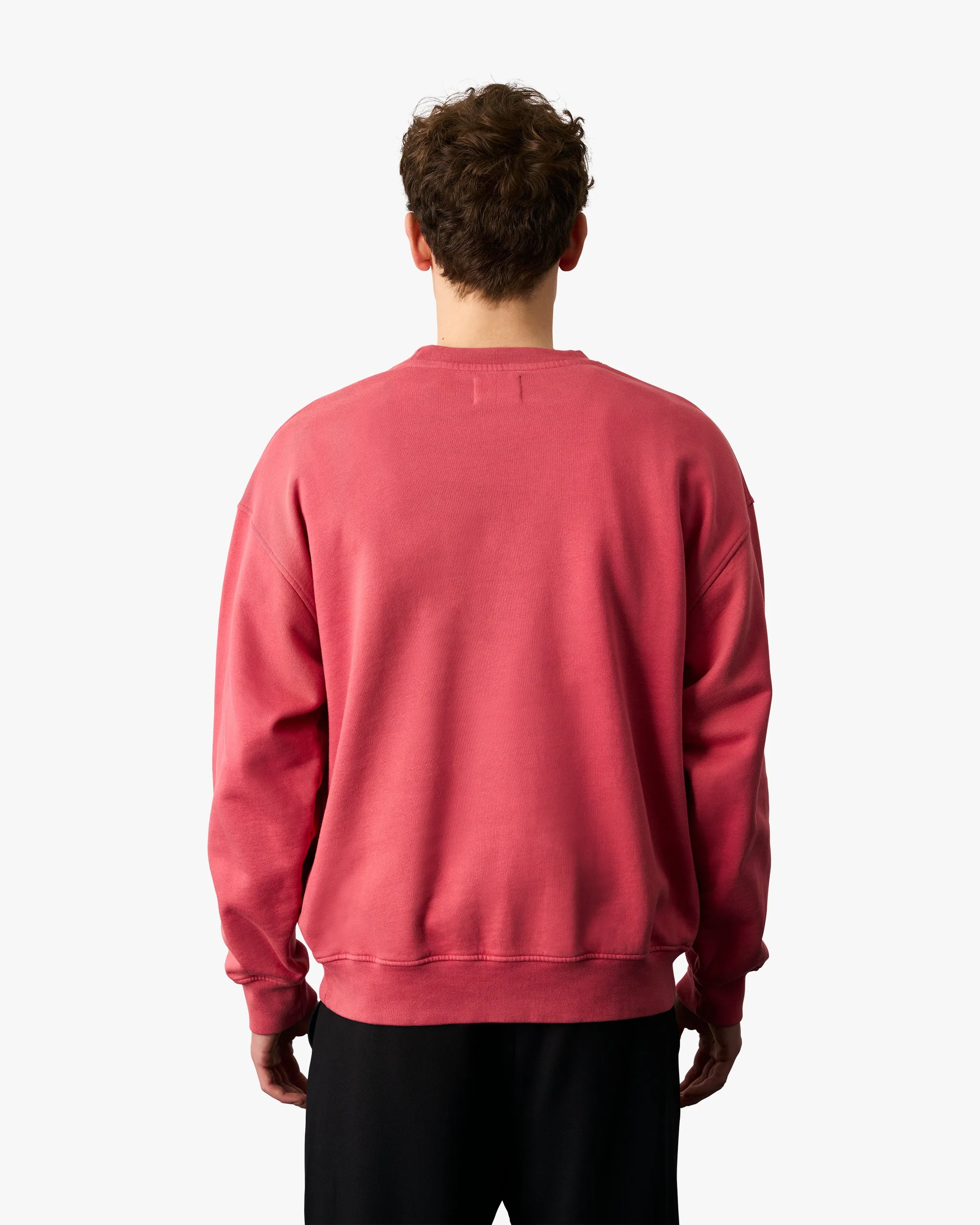 Organic Oversized Crew - Steel Blue