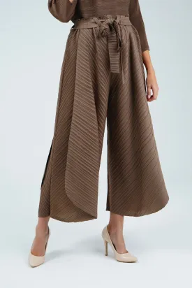 Palmira Double-Layered Genie Pleated Pants