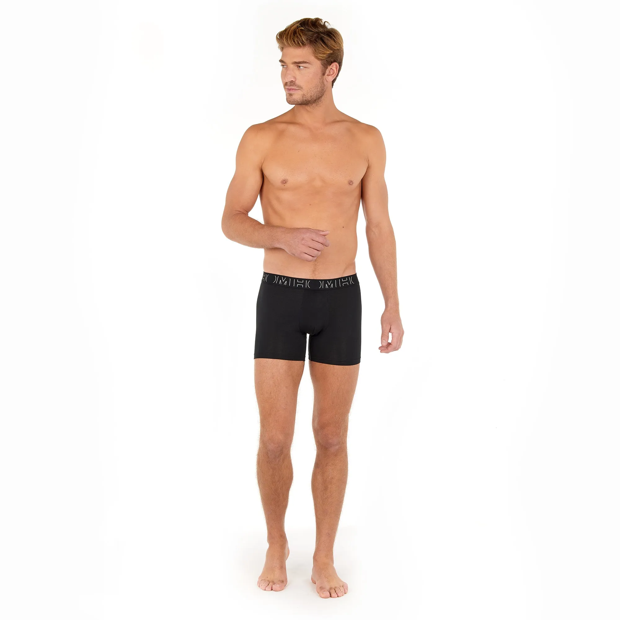 Patrick #2 Long Boxer Briefs 3-Pack | Black/Grey/Grey 405769-T017