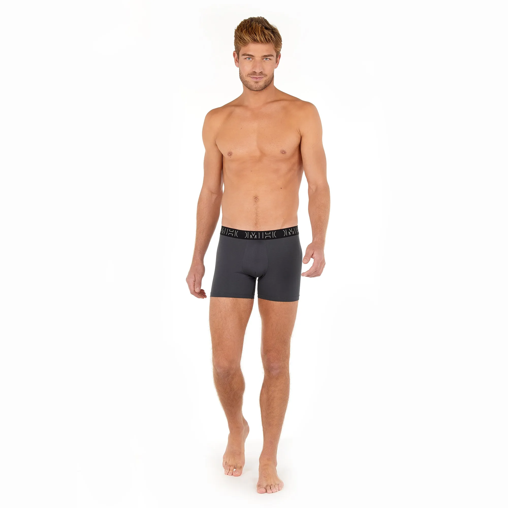 Patrick #2 Long Boxer Briefs 3-Pack | Black/Grey/Grey 405769-T017