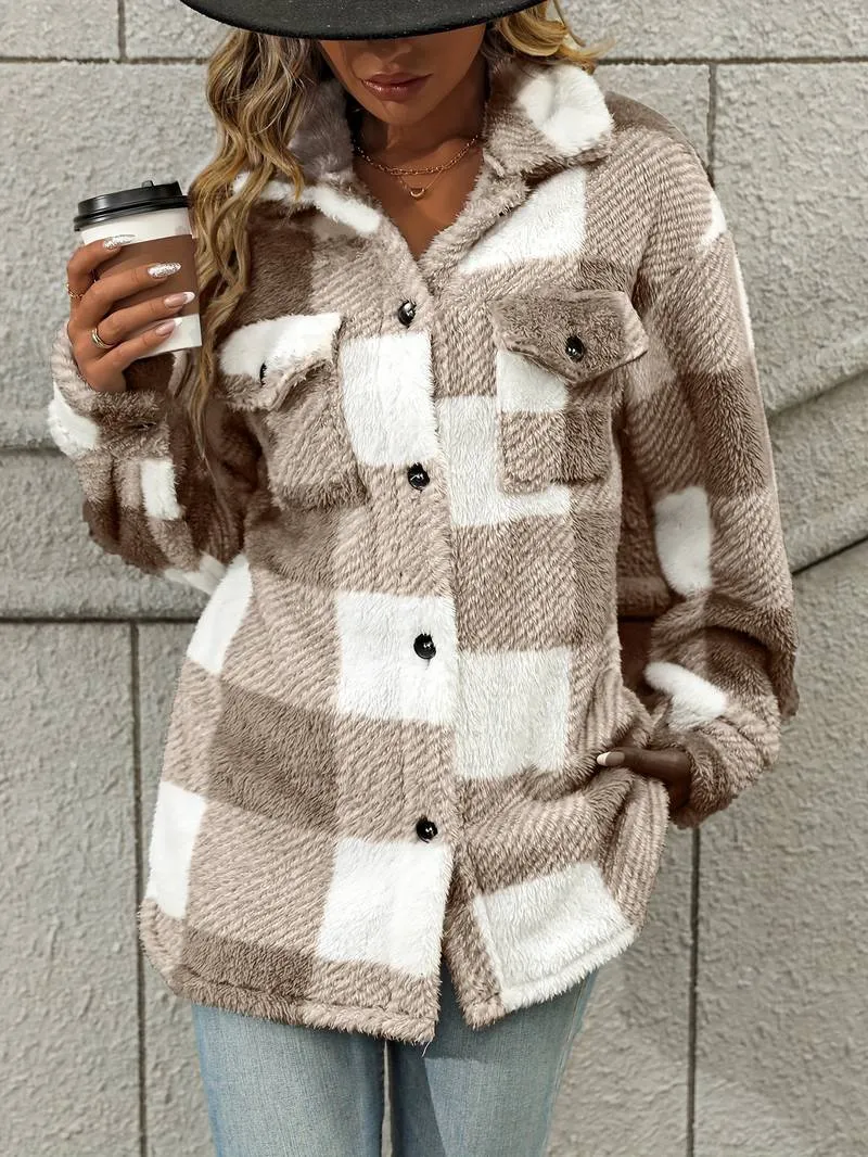 Plaid Fleece Shacket