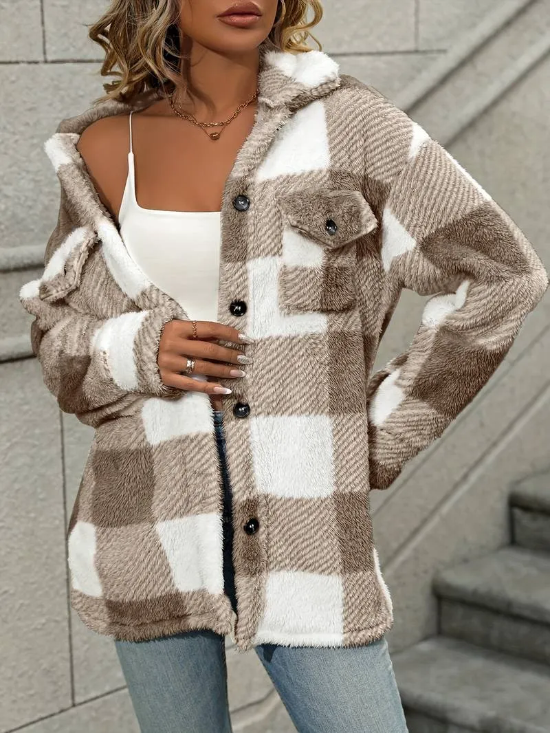 Plaid Fleece Shacket