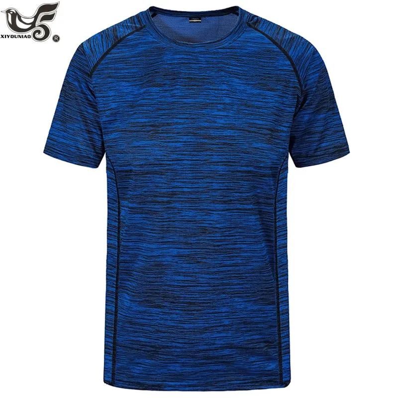 Plus Size 7XL 8XL Workout Shirts for Men Summer Quick Dry Athletic Gym Active T Shirt Moisture Wicking Running Hiking T-Shirts