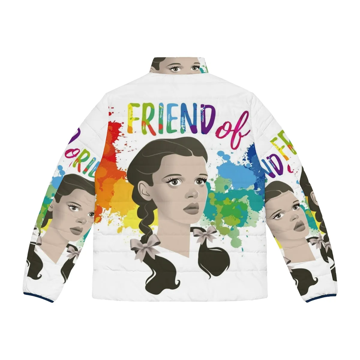 "Friends Don't Lie 2016 Retro Puffer Jacket - Stranger Things Inspired"