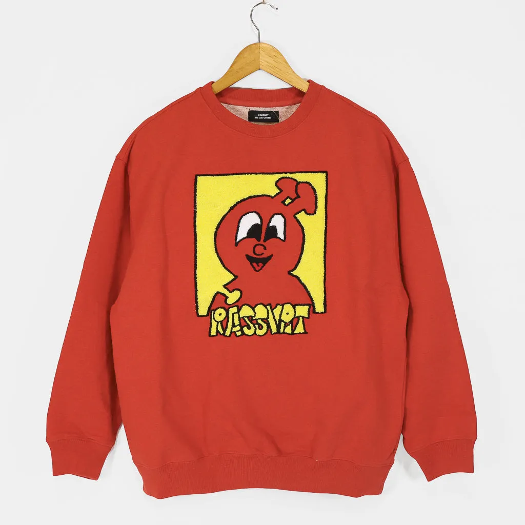 Rassvet (Paccbet) - Captek Crewneck Sweatshirt - Heather Orange