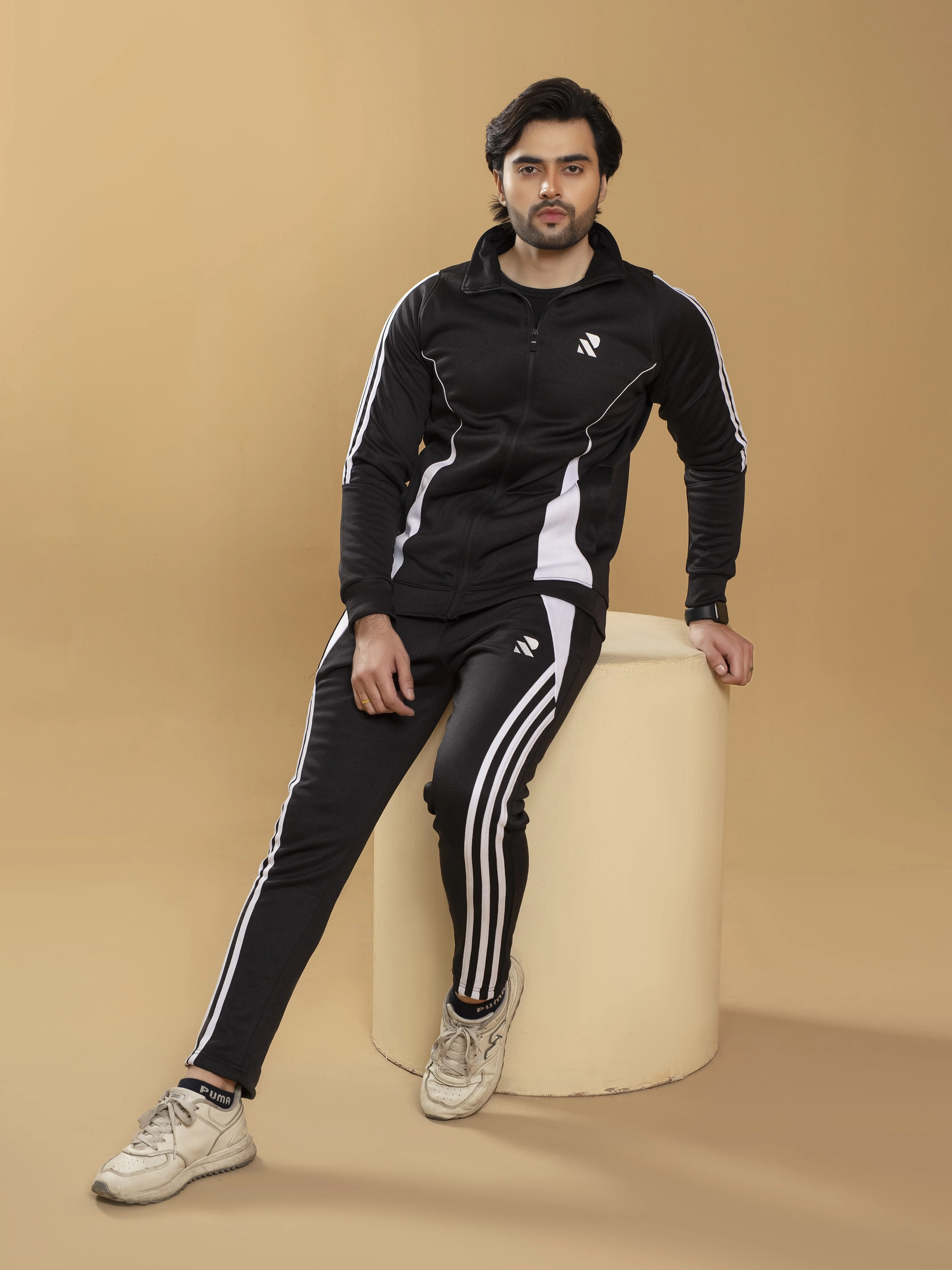 Ravup Classic Black Tracksuit