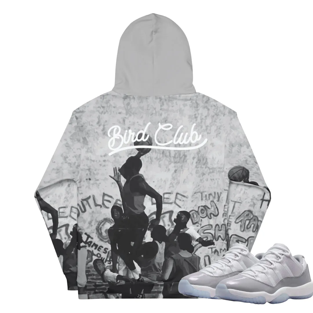 Retro 11 Low Cement Grey "Playground" Hoodie