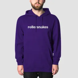 Rollersnakes WordMark Pullover Hoodie Purple