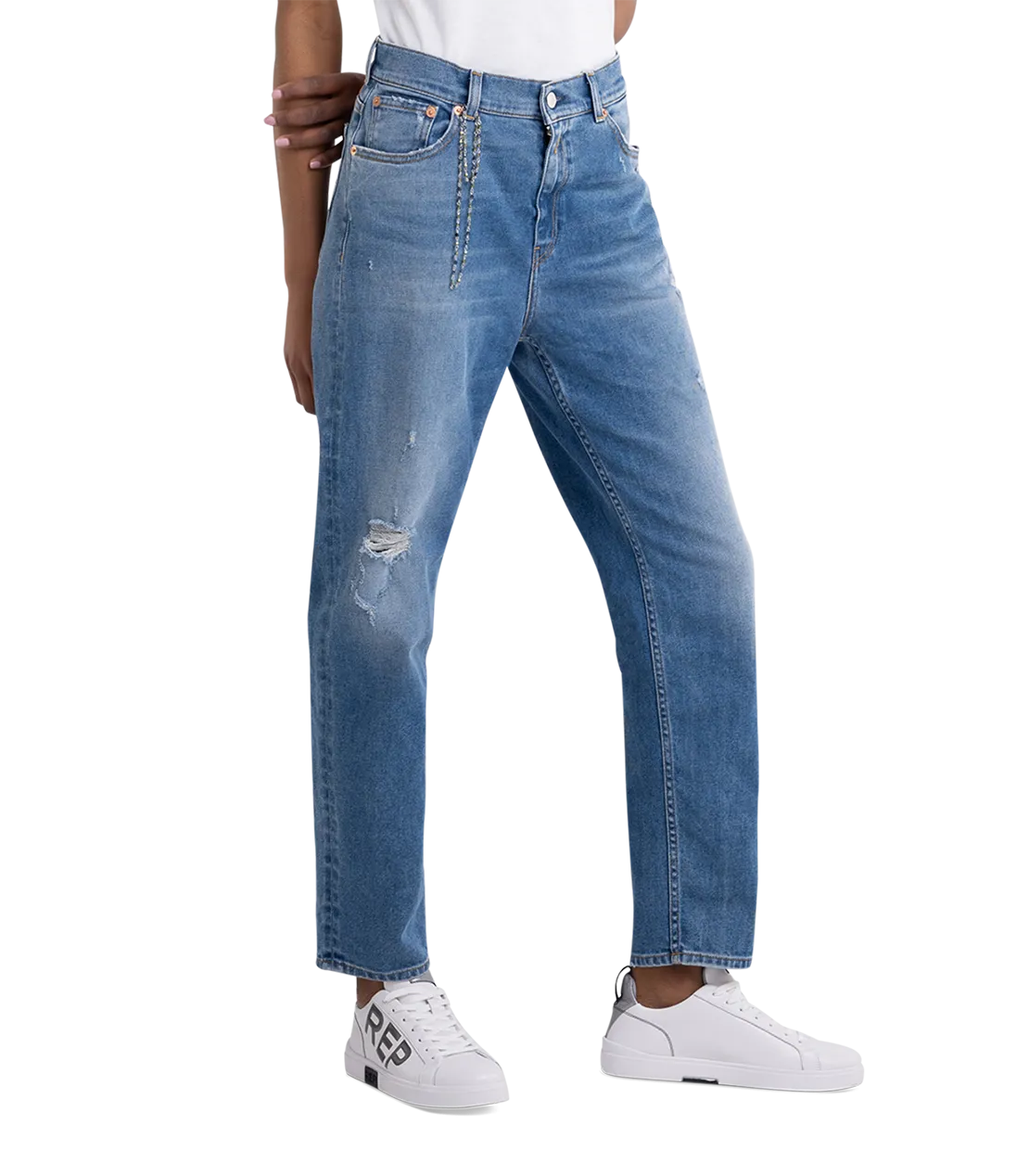 Rose Label Tapered Fit Kiley Jeans