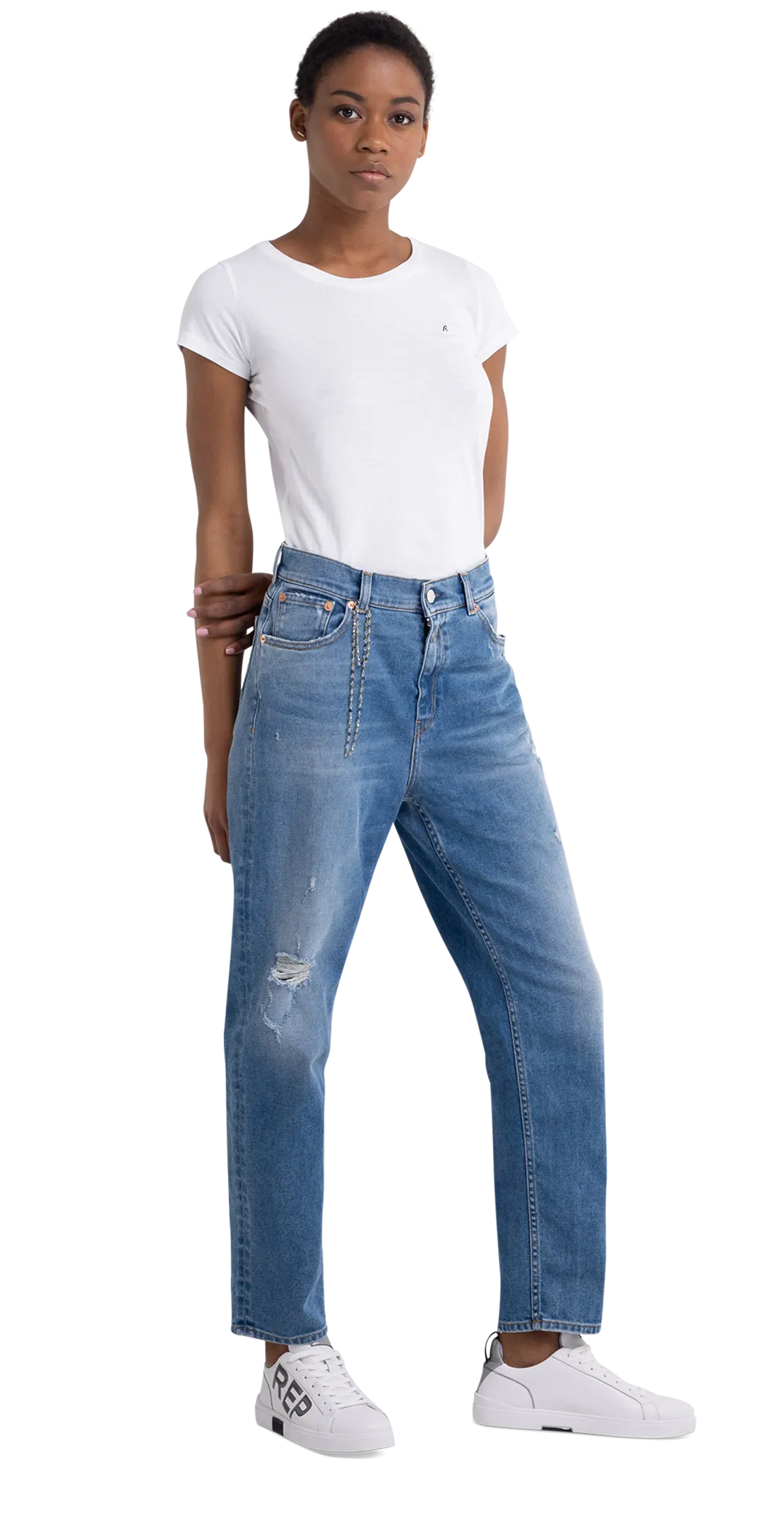 Rose Label Tapered Fit Kiley Jeans